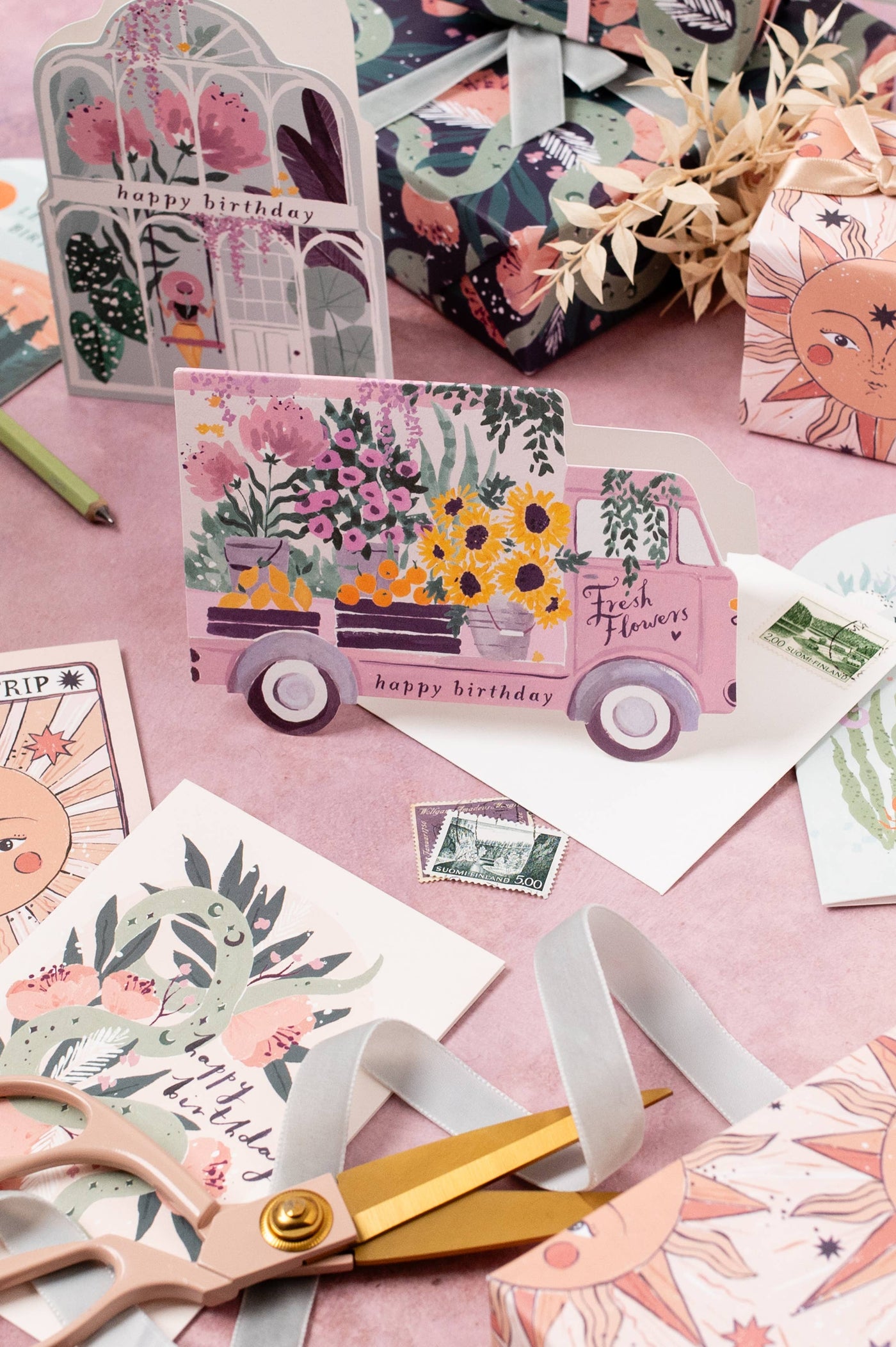 Flower Truck | Bursdagskort