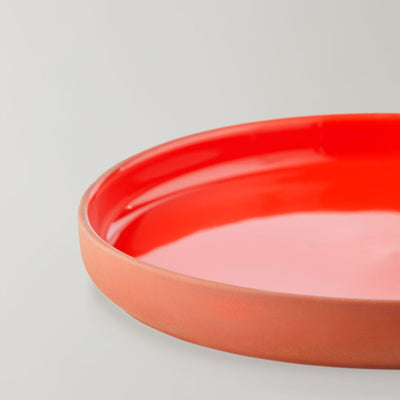 Clayware serving dish - Terracotta/red