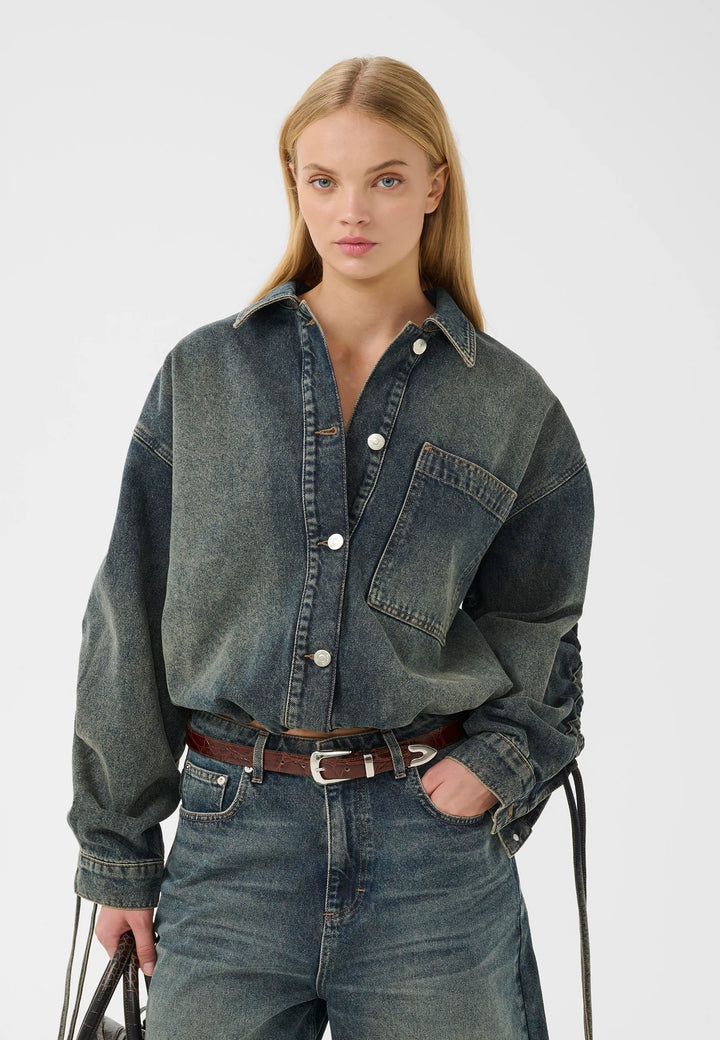 GZsusara shirt - Blue/green wash