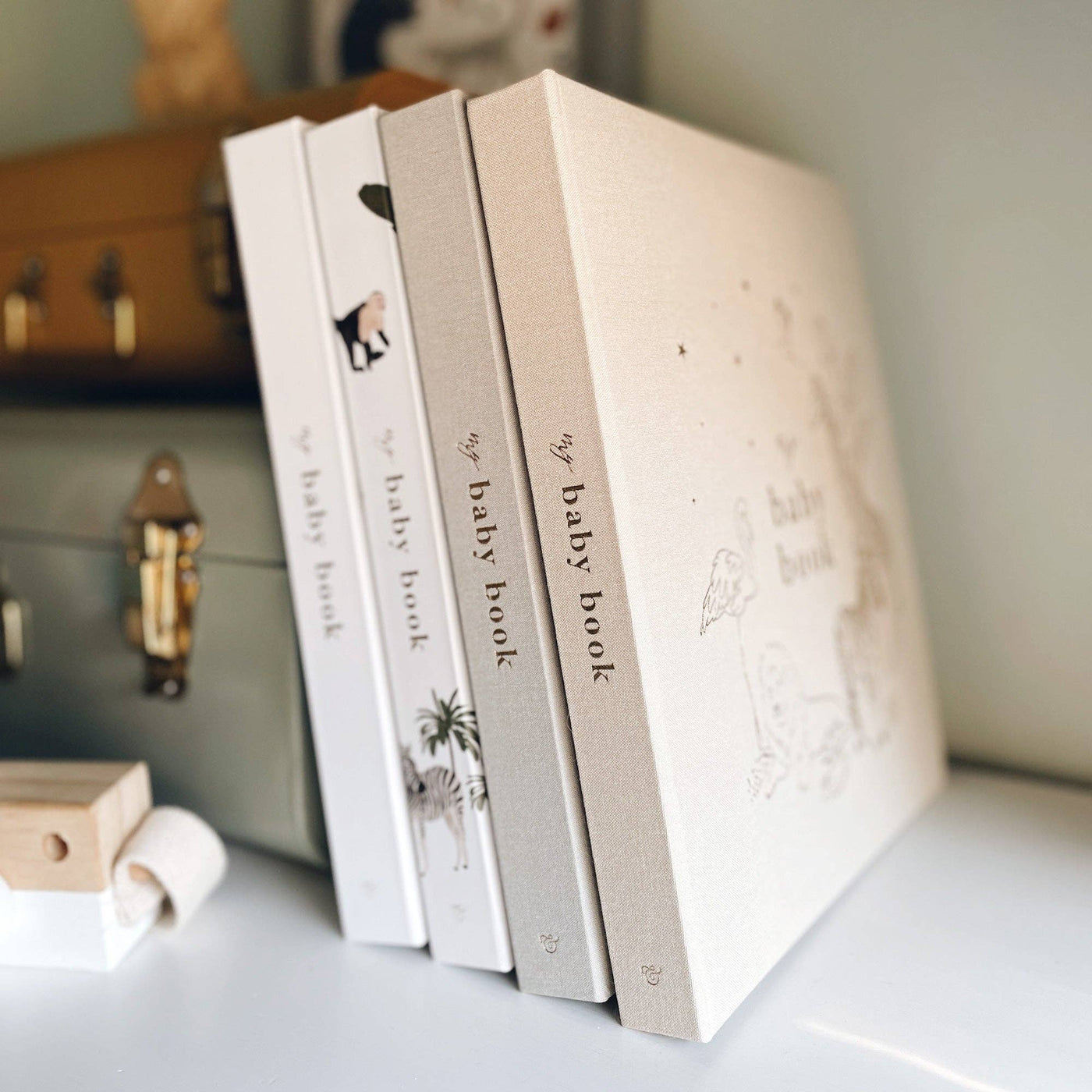 My Baby Book - Baby Memory Book - White