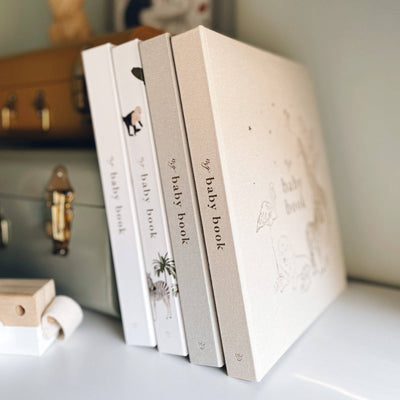My Baby Book - Baby Memory Book - White