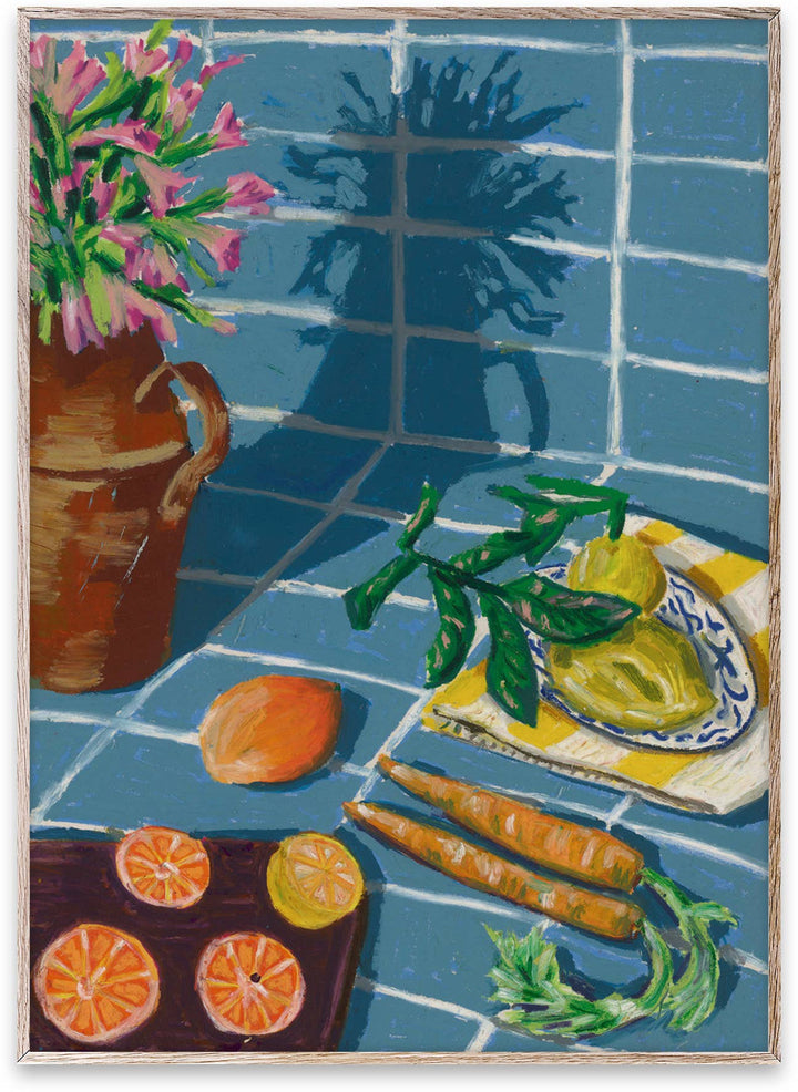 Plakat - Composition in Blue