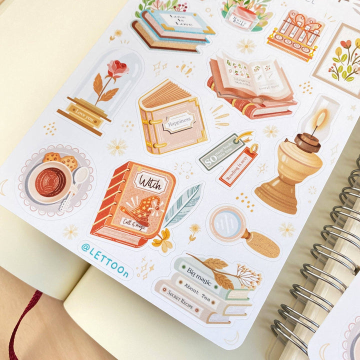 Aesthetic Book | Klistremerker