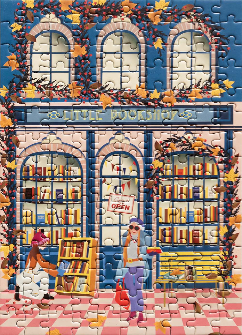 LITTLE BOOKSHOP - Puslespill med 150 brikker