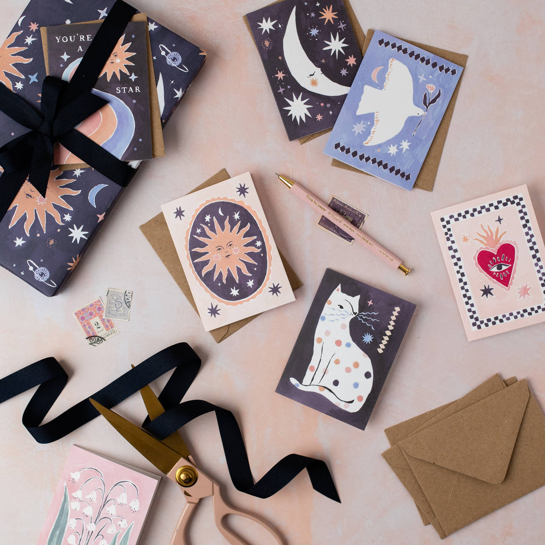 Smiling Sun - Lite kort