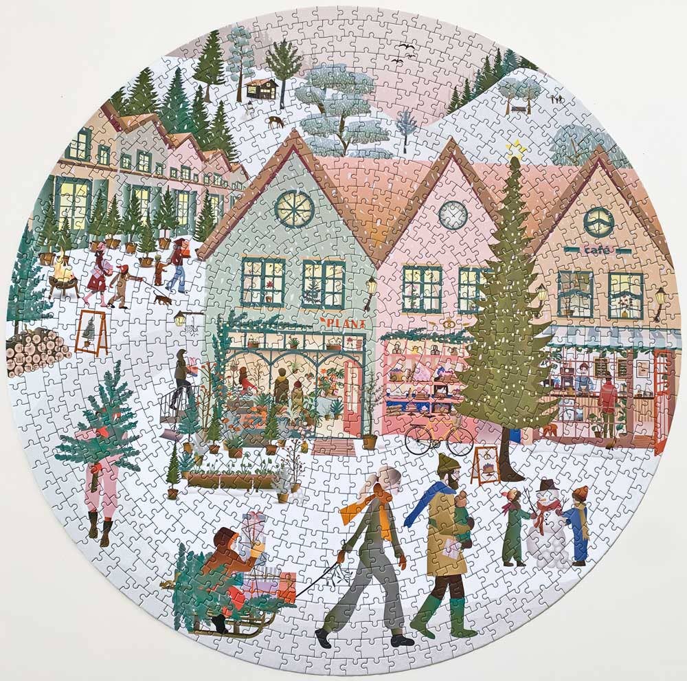 WHITE CHRISTMAS - Puslespill med 1.000 brikker