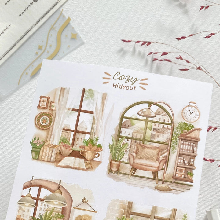 Cozy Hideout | Klistremerker