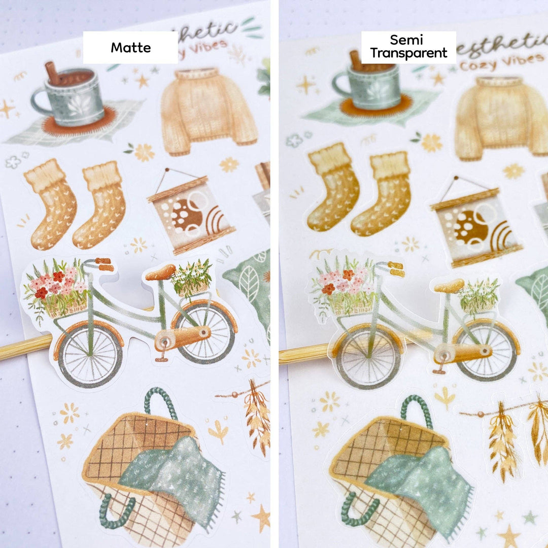 Aesthetic Cozy Vibes | Klistremerker
