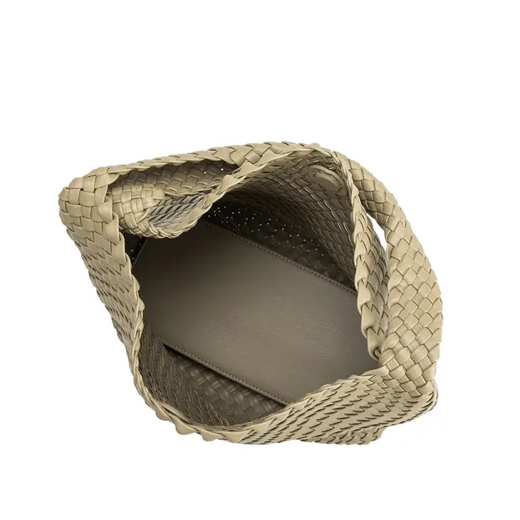 Johanna Recycled Vegan Shoulder Bag in Moss