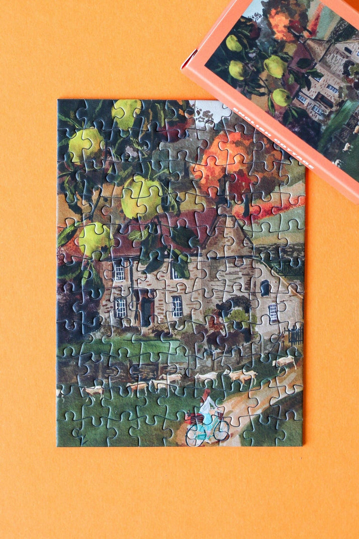 English Cottage - Puslespill med 99 brikker