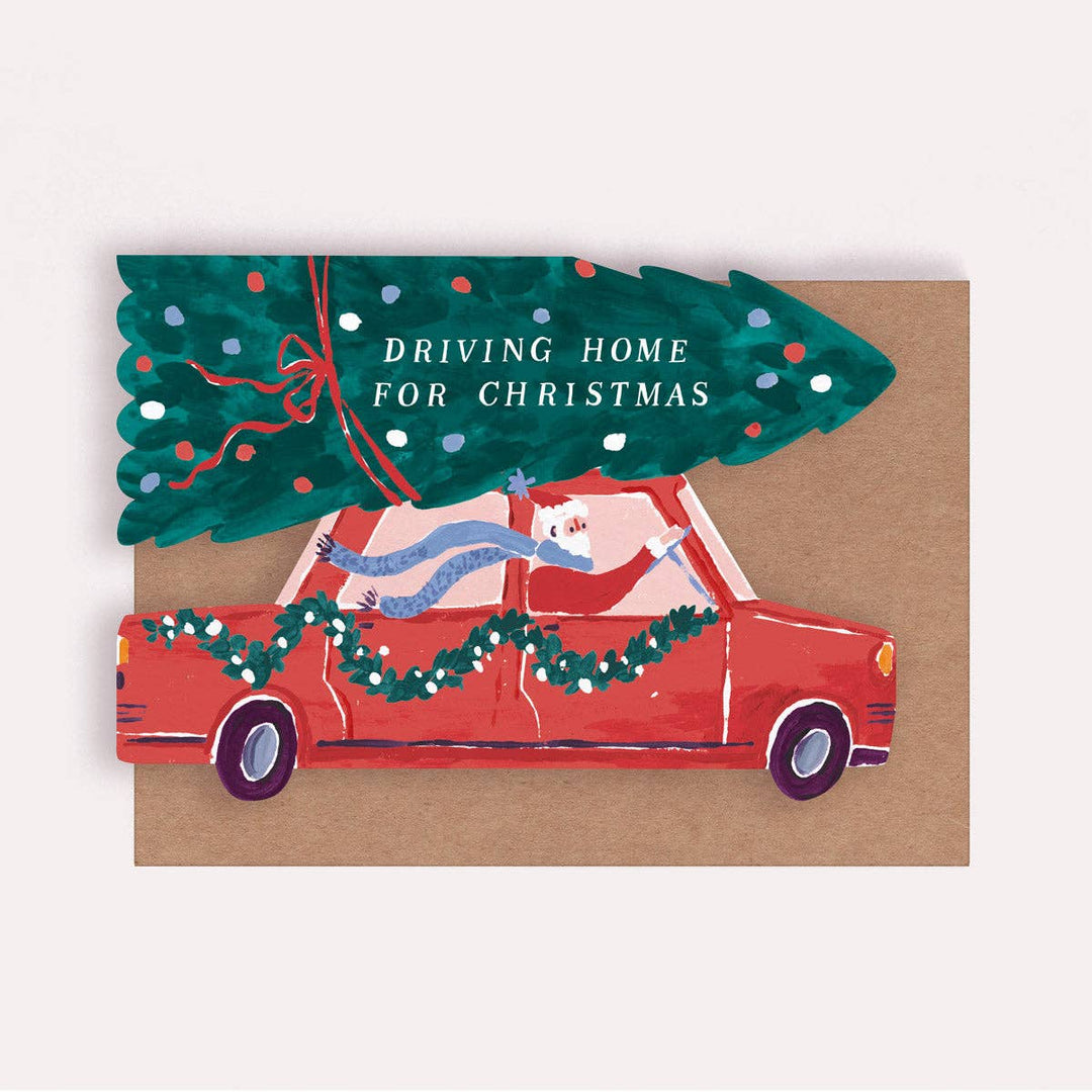 Driving Home For Christmas - Julekort