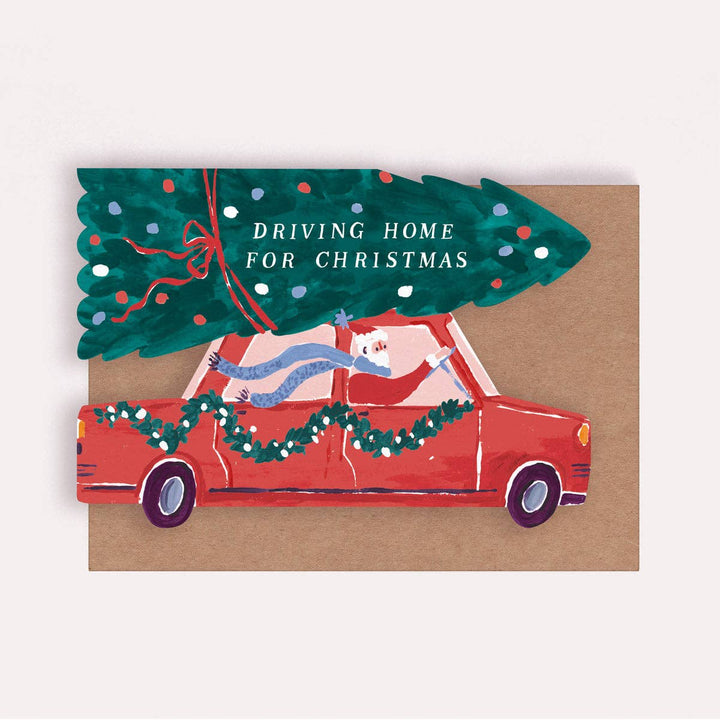 Driving Home For Christmas - Julekort