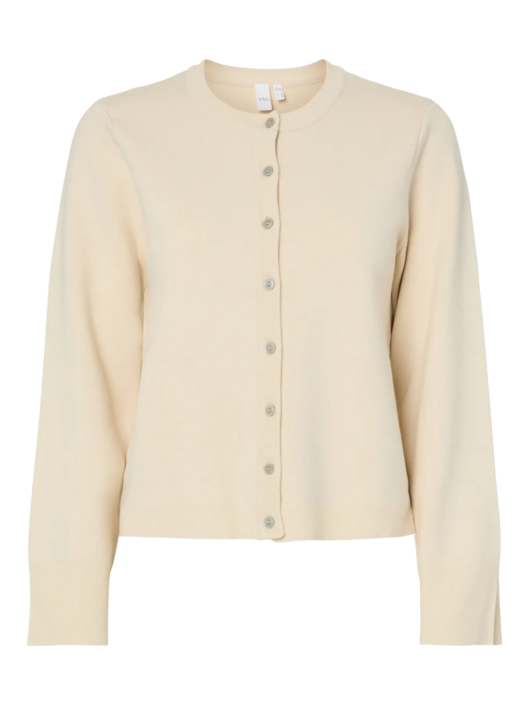 Yaselena Ls Knit Cardigan S. Noos - Birch