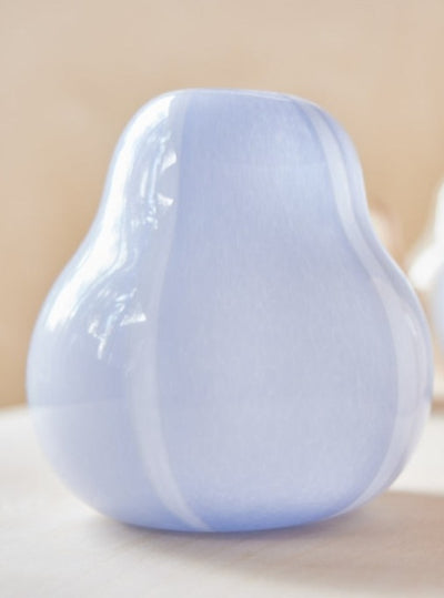 Kojo Vase - Small - Lavender/White