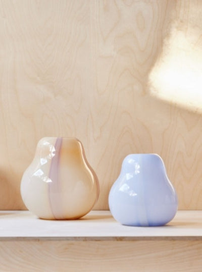 Kojo Vase - Small - Lavender/White