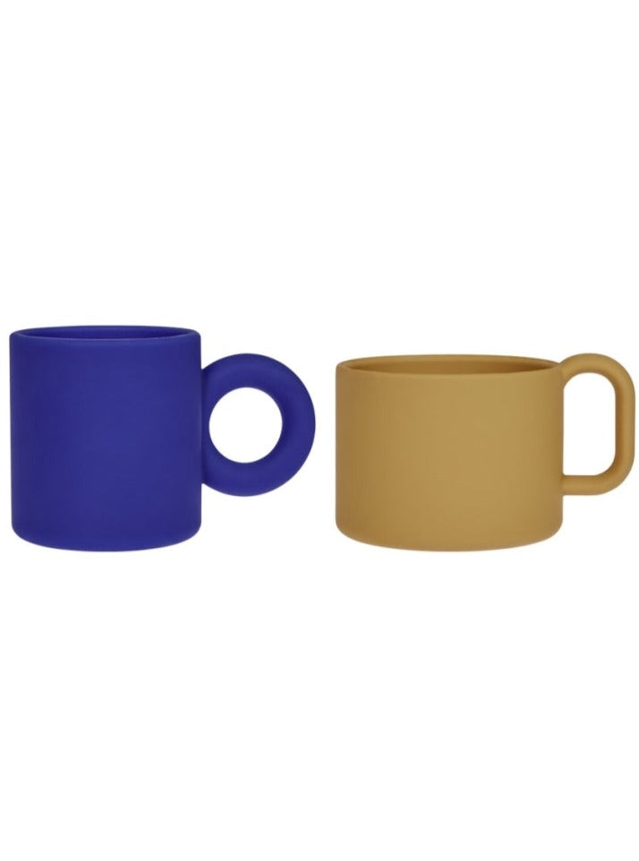 Nomu Silicone Cups - Optic Blue & Light Rubber