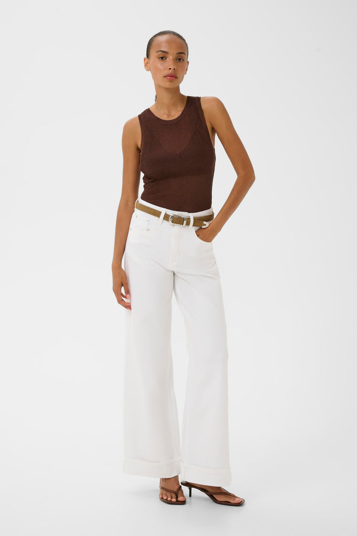 GZlivia HW jeans - White wash