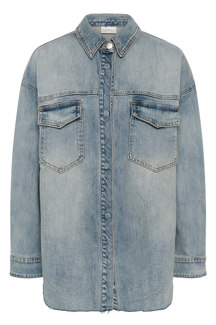 GZnoma OZ shirt - Vintage mid blue wash