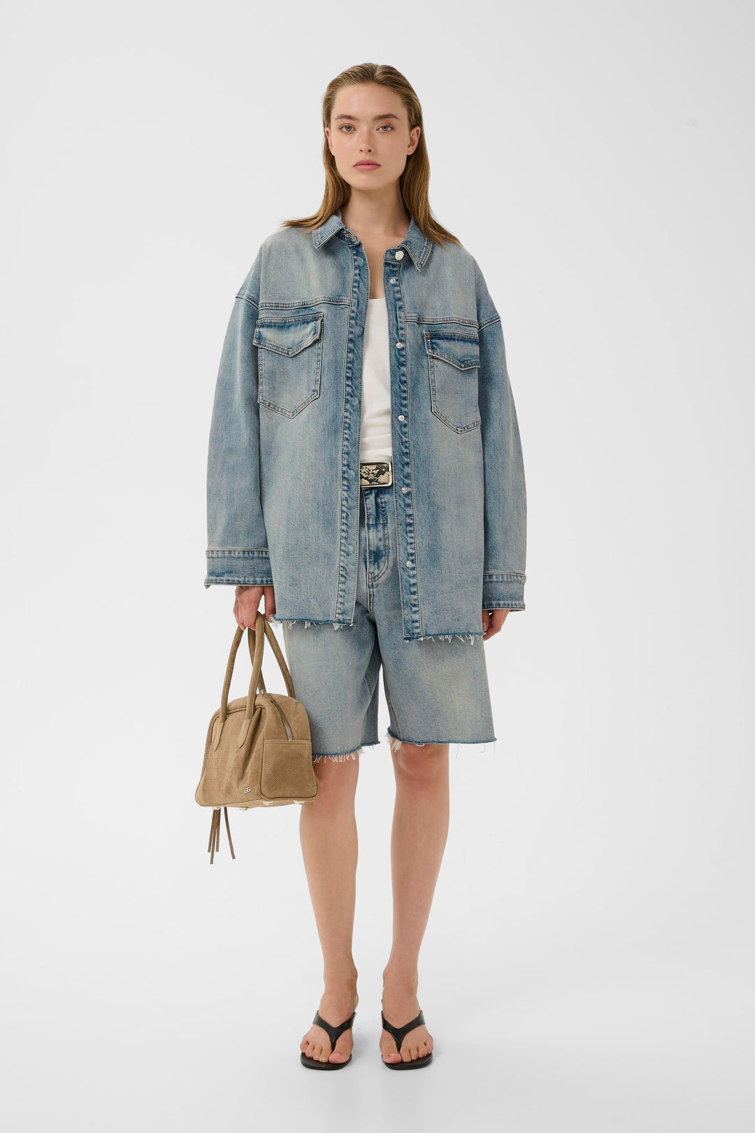 GZnoma OZ shirt - Vintage mid blue wash