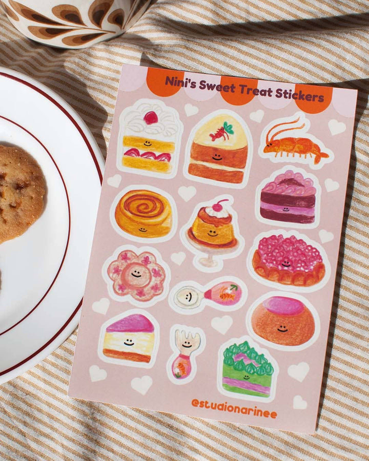 Nini´s Sweet Treats - Klistremerker
