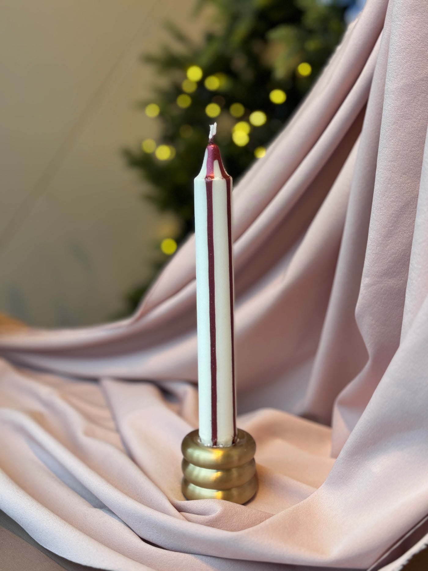 Kronelys - Crayon - Hvit