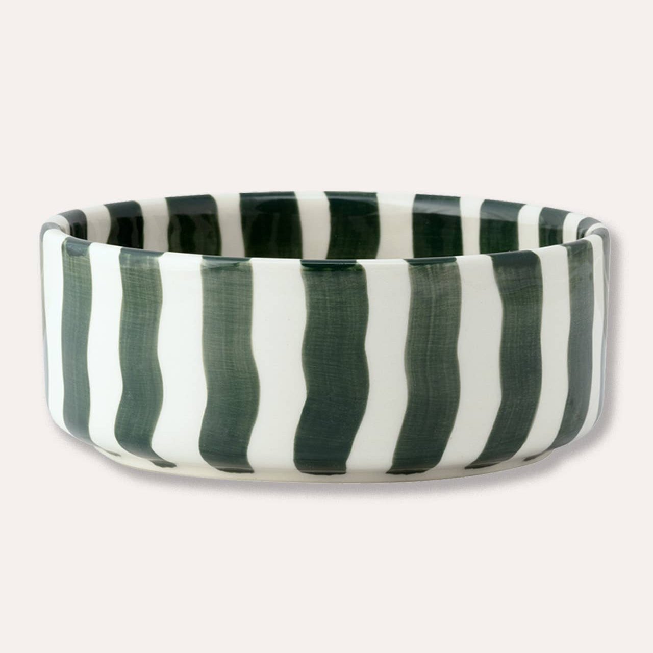 Stripes bolle - gentle green