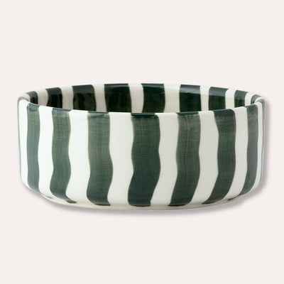 Stripes bolle - gentle green