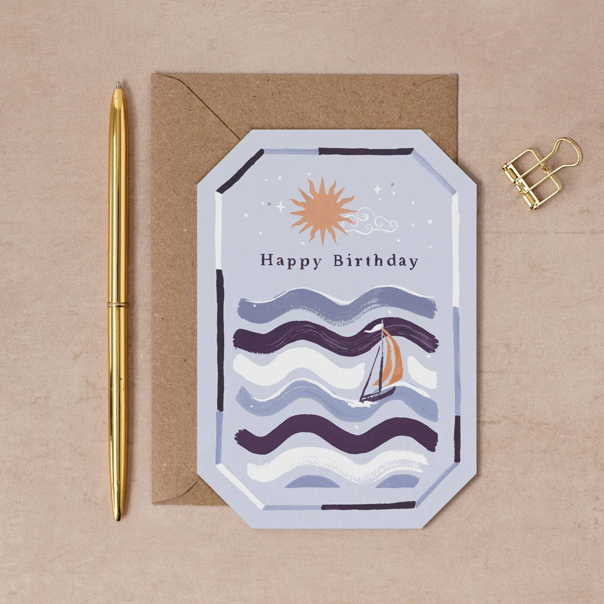 Ocean Sailing - Bursdagskort