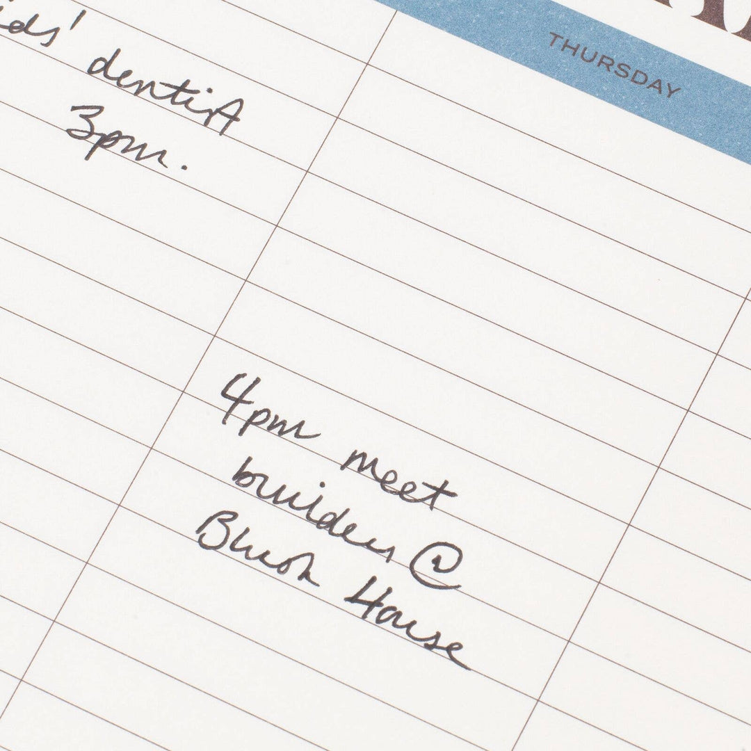 Paper Plans - Spiral Weekly Desk Pad