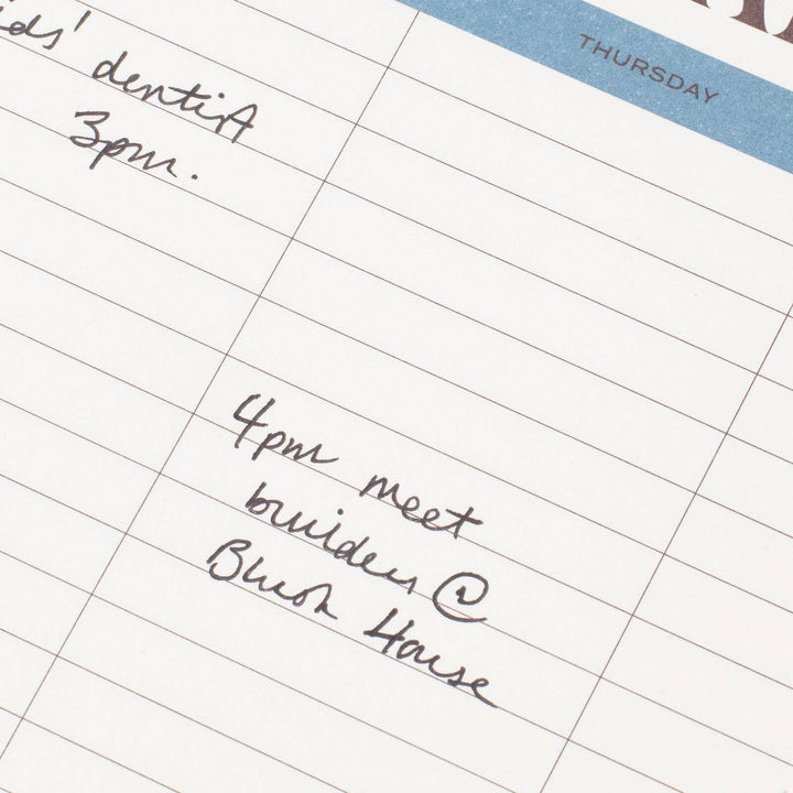 Paper Plans - Spiral Weekly Desk Pad