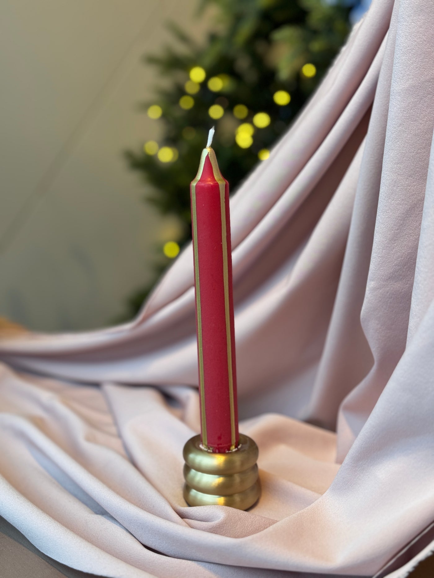 Kronelys -  Crayon - Rød