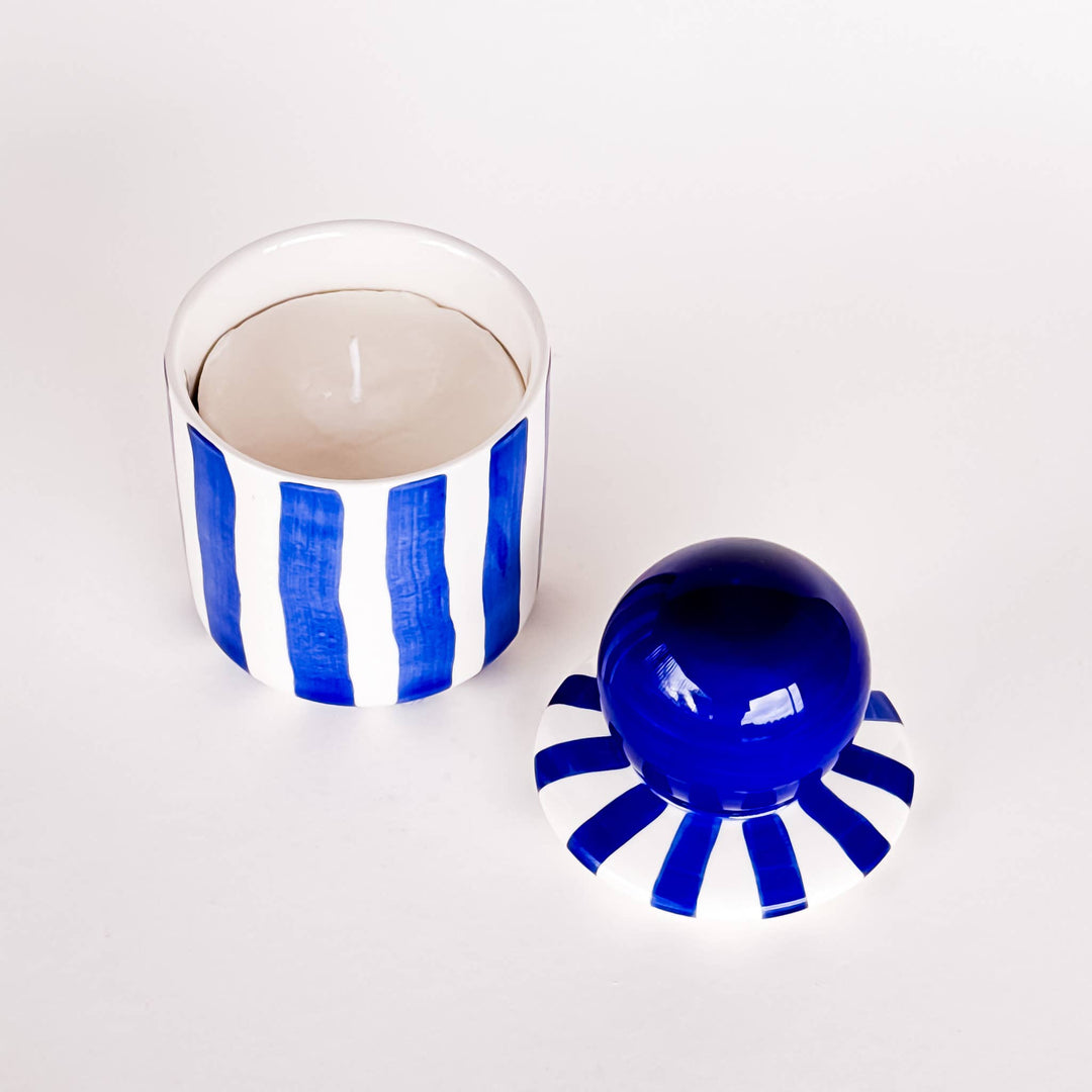 Lys i krukke - Mare blue