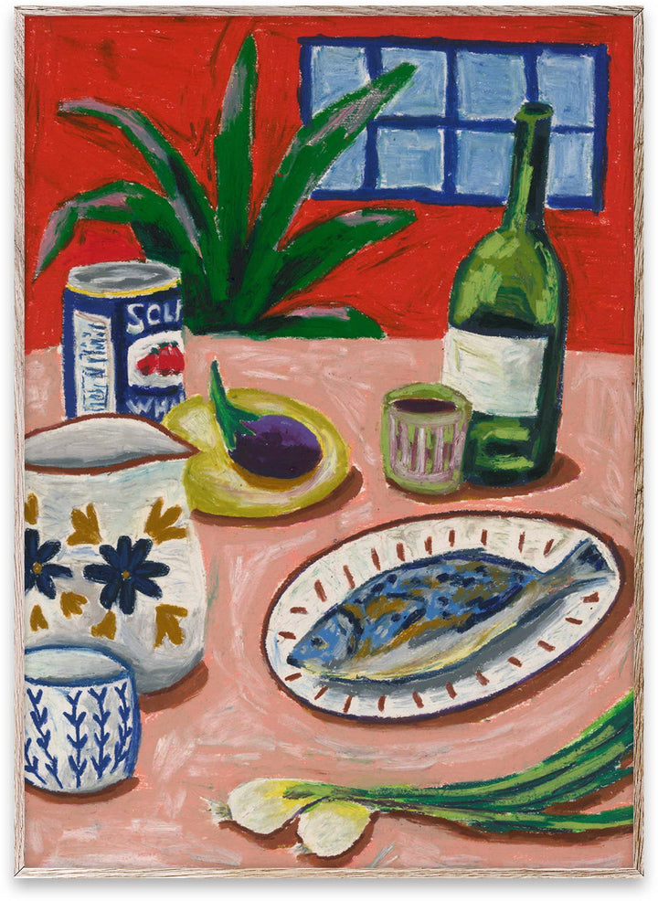 Plakat - Composition with Fish