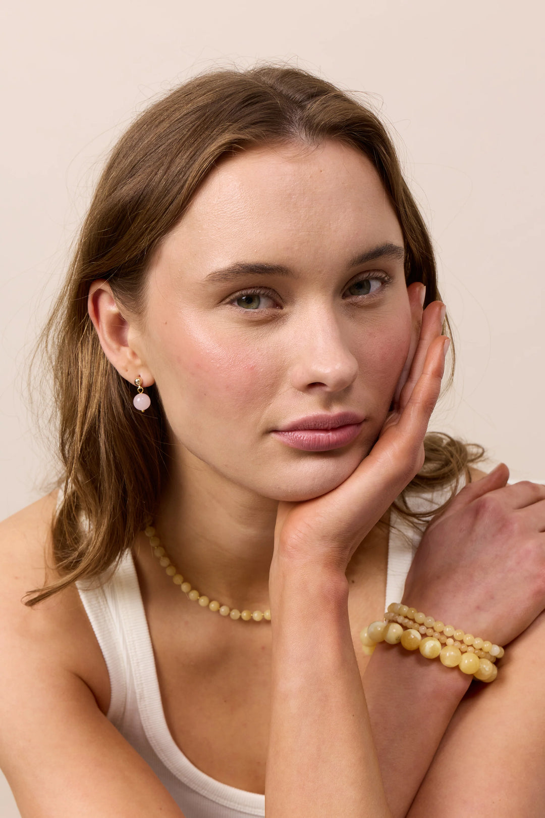 Armbånd - Petite - Yellow Jade (Well-being)