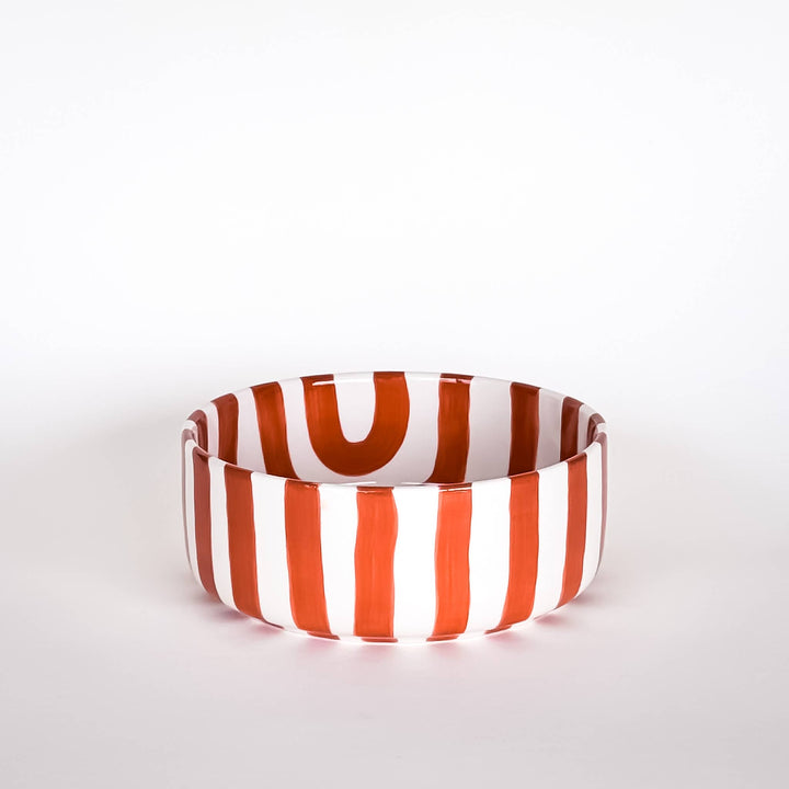 Stripes bolle - Cotto orange
