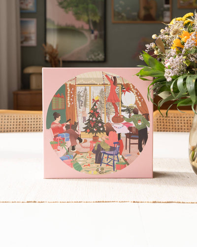 A DAY IN DECEMBER - Rundt puslespill med 1000 brikker