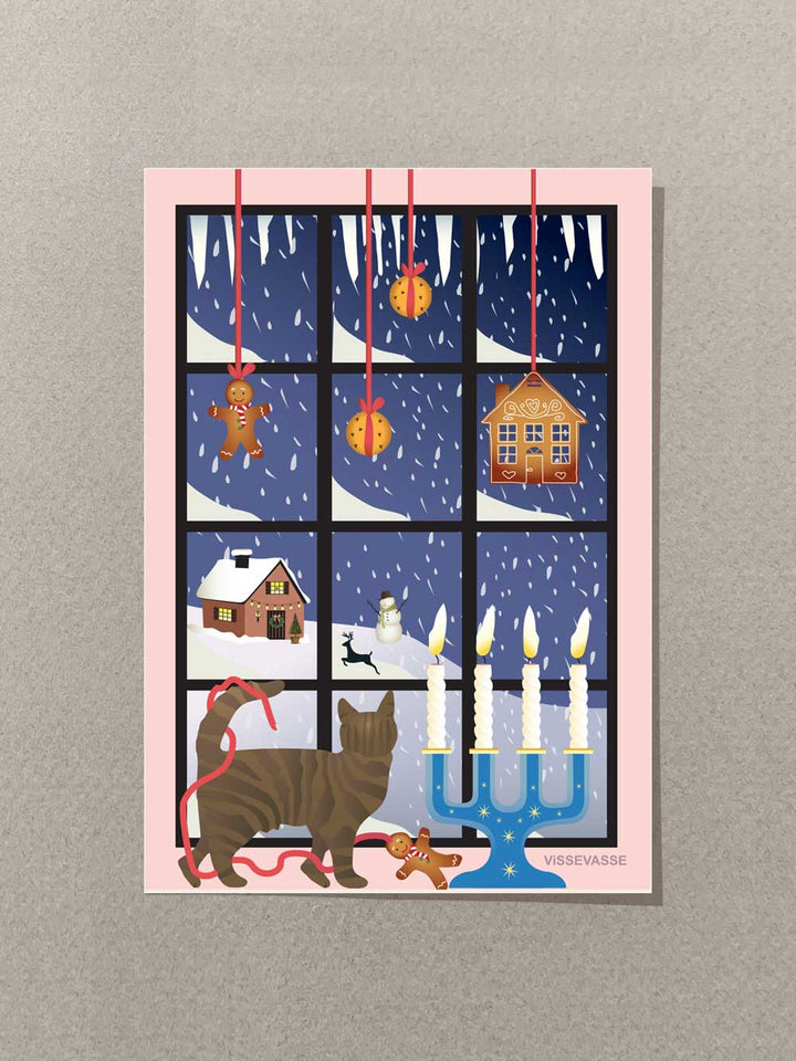 Christmas window - Lite julekort