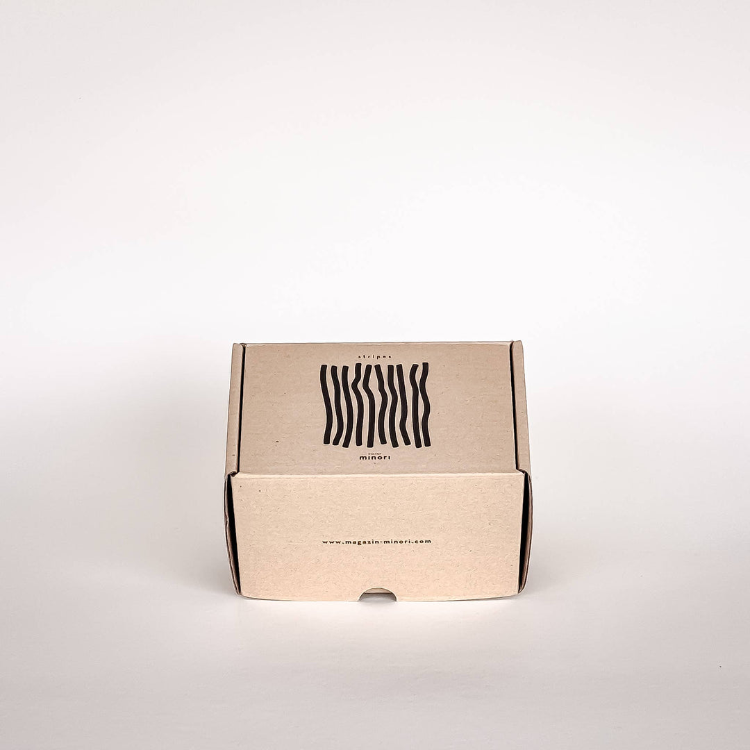 Stripes kopp - beach yellow