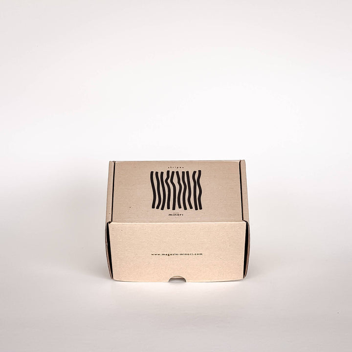 Stripes kopp - beach yellow