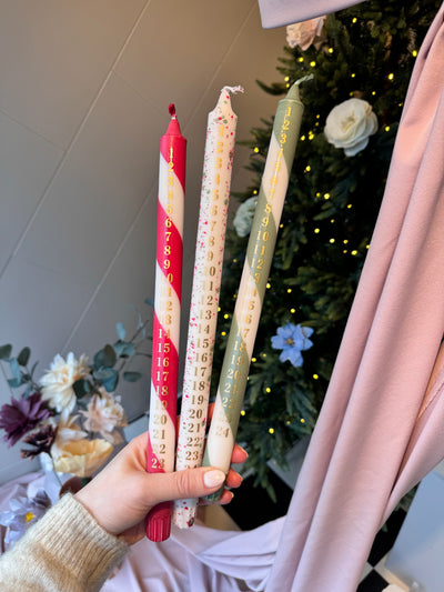 Kalenderlys - Confetti - Christmas