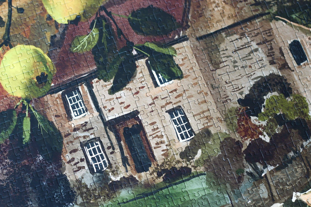 English Cottage - Puslespill med 1000 brikker