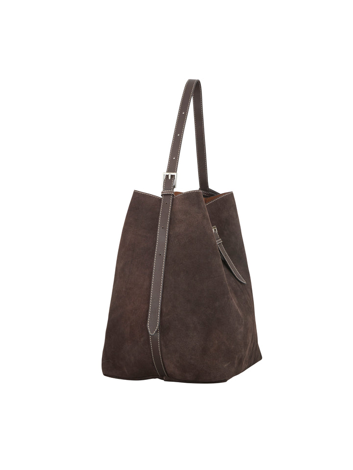 Suede Leah Bag - Chocolate Torte