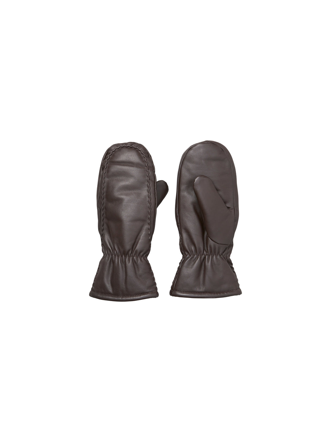 Tack Leather Mitten - Hot Fudge Brown