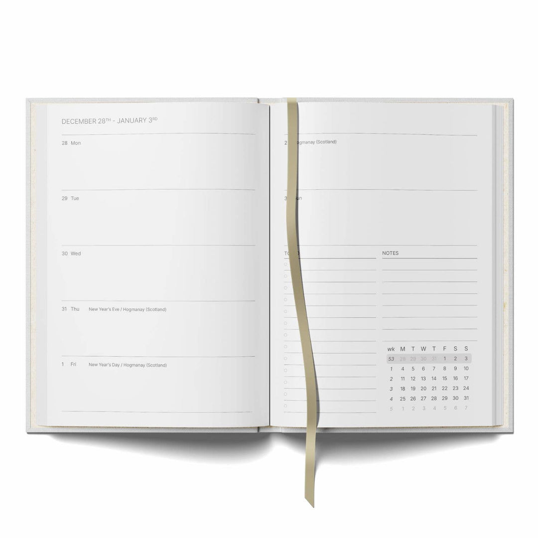 2027 A5 Diary - Week-to-View - Buon Appetito Check