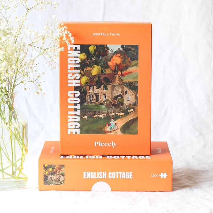 English Cottage - Puslespill med 1000 brikker