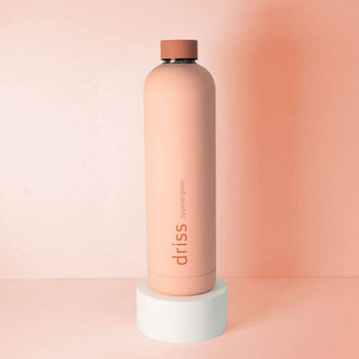 Insulated Stainless Steel Water Bottle - Terra + Peach 1L
