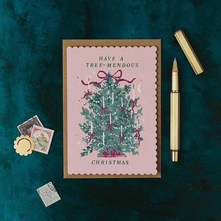Tree-mendous - Julekort