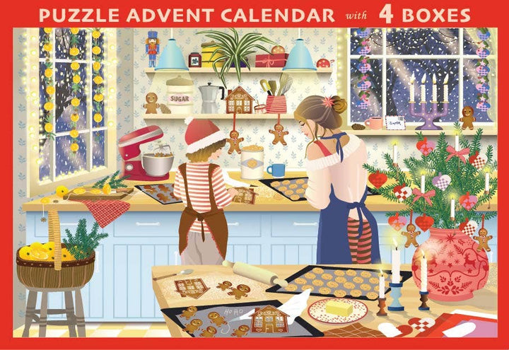 SWEET DECEMBER - Puslespillkalender med 1000 brikker