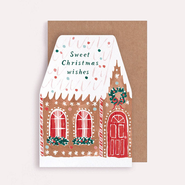 Gingerbread House - Julekort