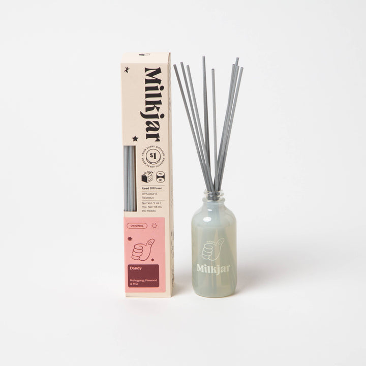 Dandy - Mahogany, Firewood &amp; Pine - 4oz Reed Diffuser